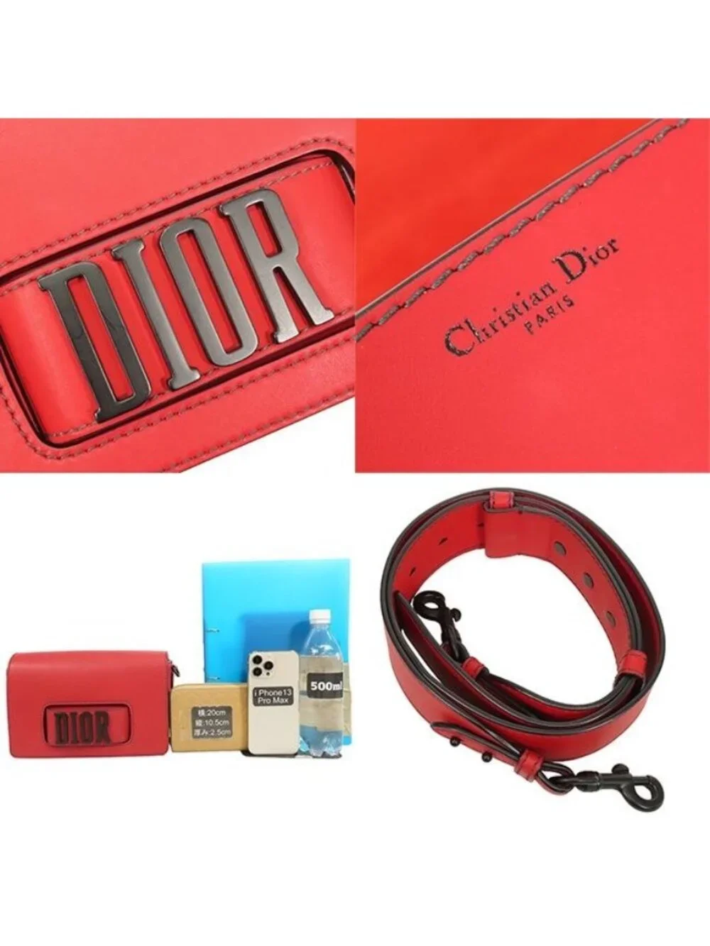 Dior Dio(r)evolution Red Leather Clutch
